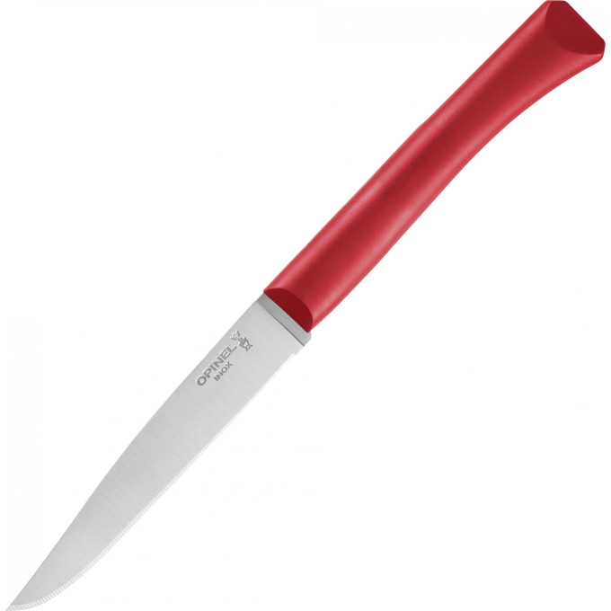 Нож столовый Opinel N°125, серрейтор, полимерная ручка, красный 001902